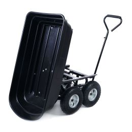 Black Wagon Heavy Duty Dump Cart Dumper