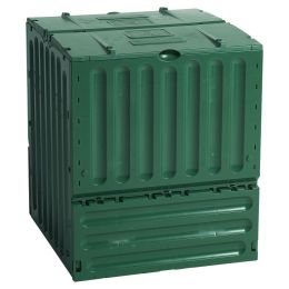 Outdoor Garden Green Recycled Plastic 160-Gallon Compost Bin
