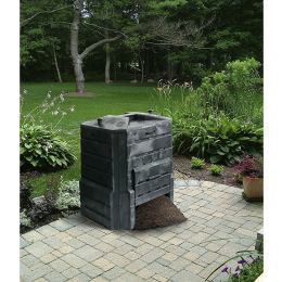 Black Plastic Compost Bin Composter for Home Garden Composting - 94 Gallon