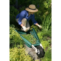 Green Haul Ground Flush Wheelbarrow