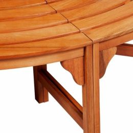 Hexagonal Full Circle Tree Bench in Weather Resistant Eucalyptus