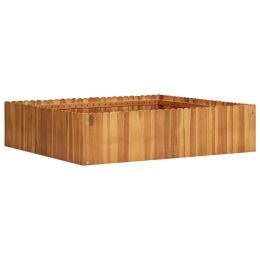 Garden Raised Bed 39.3"x39.3"x9.8" Solid Acacia Wood(D0102HEJCQG)