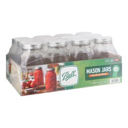 Ball Canning Jar Regular Mouth with Lid - Case of 1 - 12 Count(D0102HH2FC6)