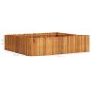 Garden Raised Bed 39.3"x39.3"x9.8" Solid Acacia Wood(D0102HEJCQG)