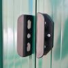 Garden Storage Shed Green Metal 80.3"x52"x73.2"(D0102HEJIA7)