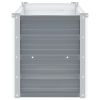 Garden Raised Bed Galvanized Steel 63"x15.7"x17.7" Gray(D0102HEJ0DW)