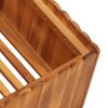 Garden Raised Bed 39.3"x39.3"x9.8" Solid Acacia Wood(D0102HEJCQG)