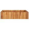 Garden Raised Bed 39.3"x39.3"x9.8" Solid Acacia Wood(D0102HEJCQG)