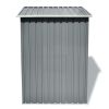 Garden Storage Shed Gray Metal 80.3"x52"x73.2"(D0102HEJIQU)