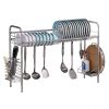 Stainless Steel Single Layer, Inner Length 90cm Kitchen Bowl Rack Shelf(D0102HEVY1G)