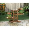 Summerfield Terrace Zigzag Pallet Plant Stand